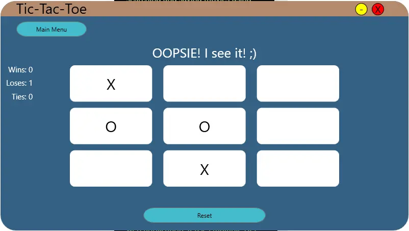 preview for Unbeatable Tic-Tac-Toe